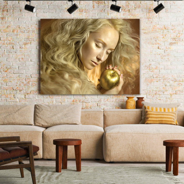 Tablou Canvas Eve And The Golden Apple