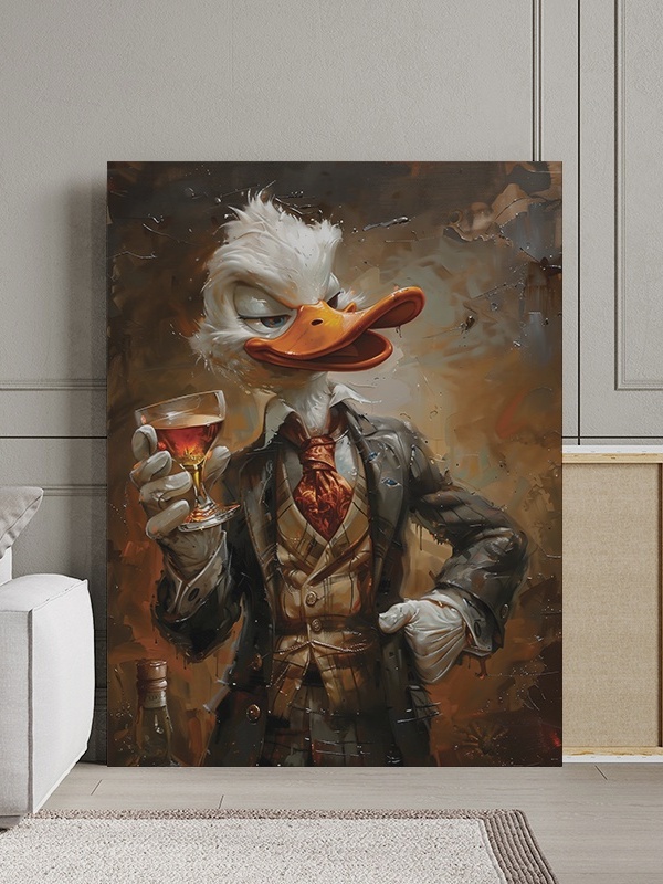 Tablou Canvas Inspirațional - Business Talk (Scrooge McDuck)