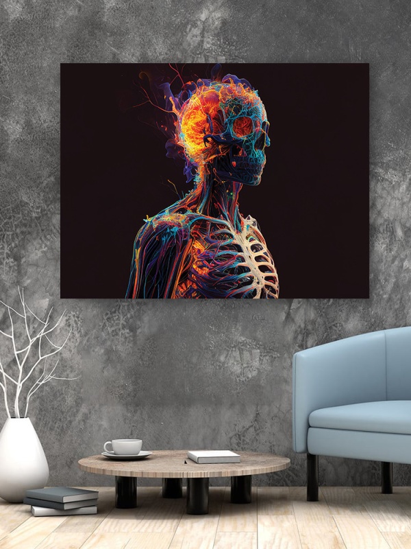Tablou Fire skeleton