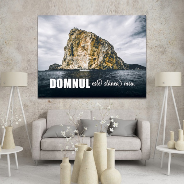 Tablou Inspirational - Domnul este stanca mea