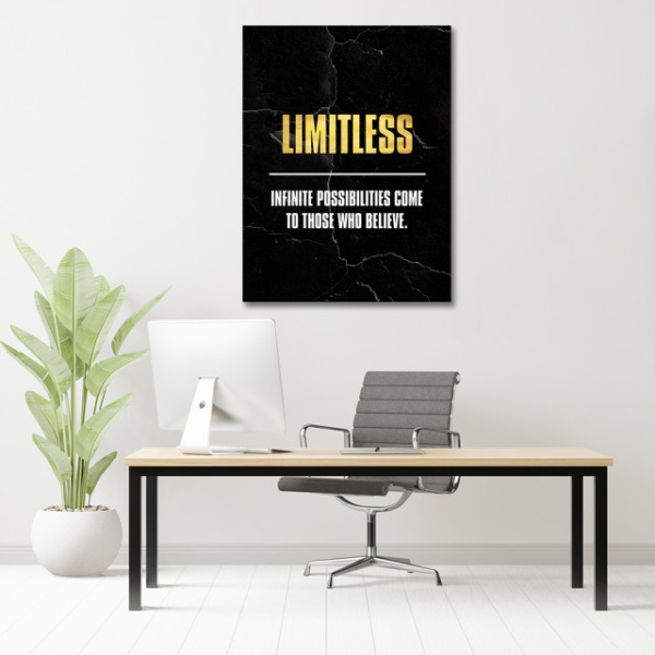 Tablou Motivational - Limitless