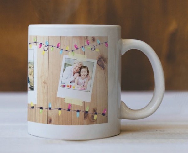 Cana Personalizata Cu Poze Si Mesaj - Craciun Fericit