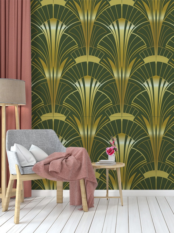 Fototapet - Golden art deco 15 (FTD1000318)