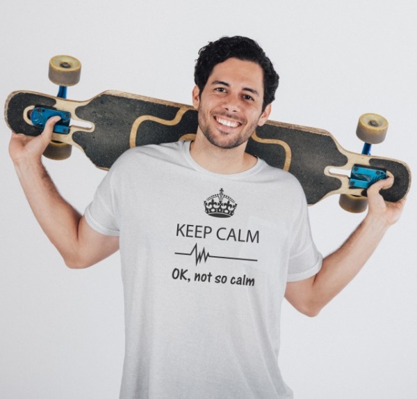 Imprimeu Tricou Not So Calm