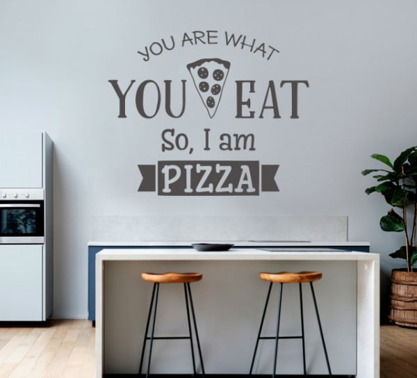 Sticker Bucatarie - I am pizza