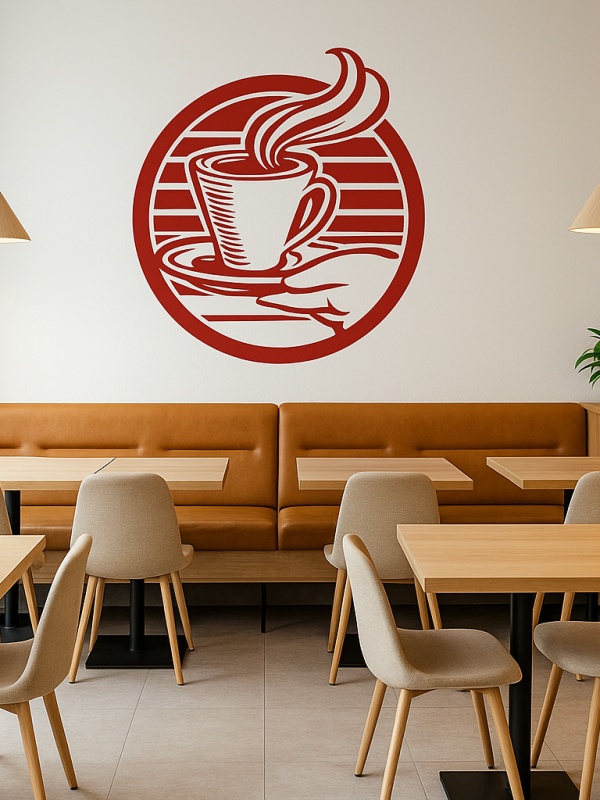 Sticker De Perete Art Caffee