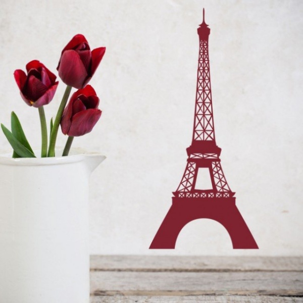 Sticker De Perete Paris Landmark Eiffel Tower
