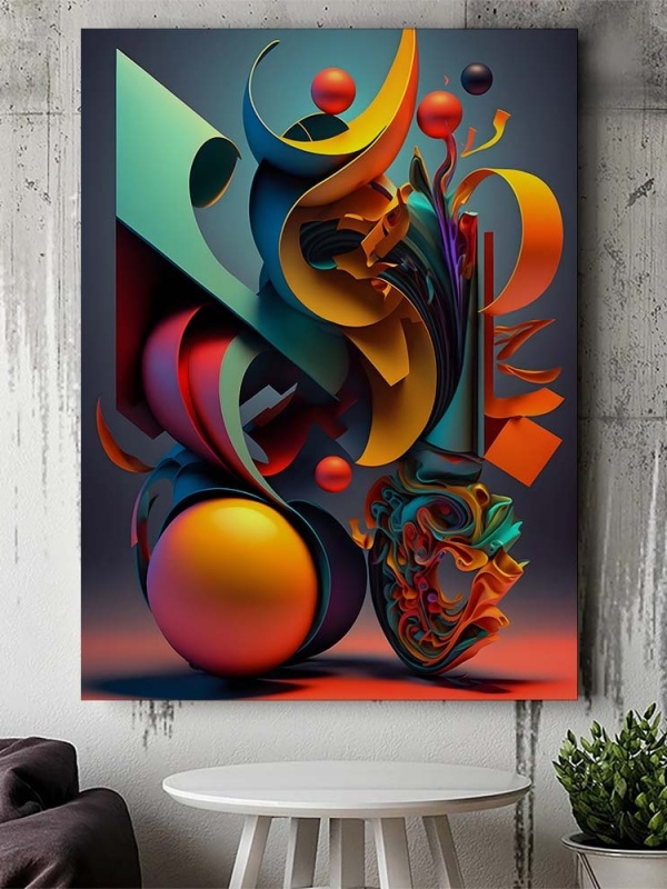 Tablou Canvas Modern Abstract - 3D Abstract still nature