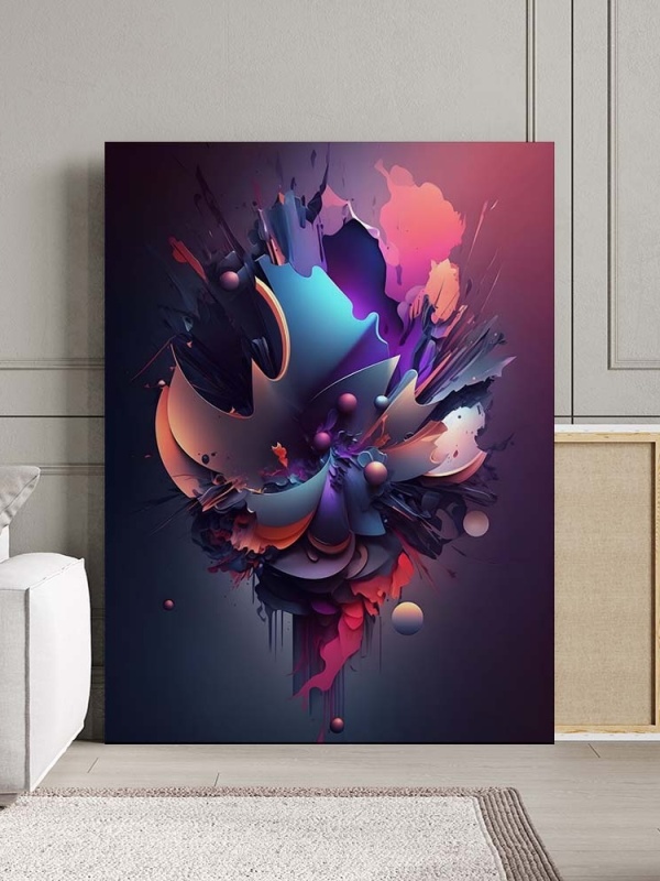 Tablou Canvas Modern Abstract - Splashing vortex