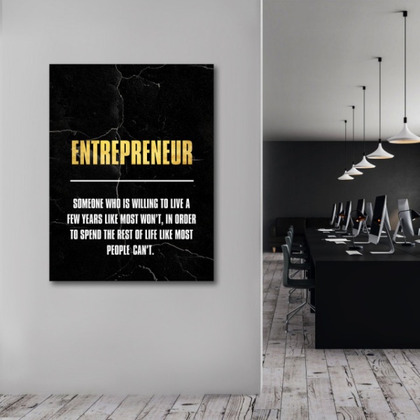 Tablou Motivational - Entrepreneur (definition)