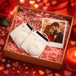 Breloc personalizat aparat foto Instax cu poză în interior - Img 2