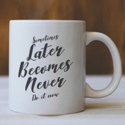 Cana Cu Mesaj - Later Becomes Never