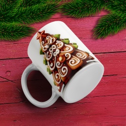 Cana De Craciun - Bradut delicios din turta dulce