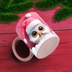Cana De Craciun - Cute Santa Owl