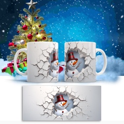 Cana De Craciun - Snowman Tom