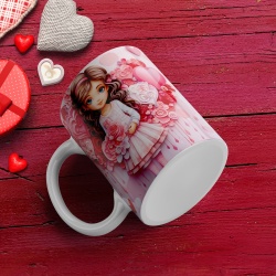 Cana Valentine's Day - Cute Girl with Paper Hearts - Img 3