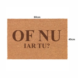 Covor de intrare personalizat - 60x40cm - of nu, iar tu - Img 2