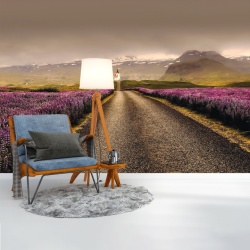 Foto tapet Violet fields - Img 3