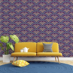 Fototapet Abstract - Retro Waves (Geometric 079) - Img 2
