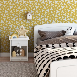 Fototapet Copii Forme Geometrice Portocalii 1042-L