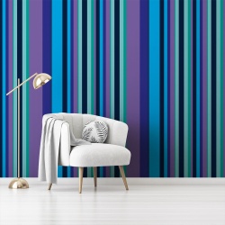Fototapet Linii albastre si violet (Stripes 017)