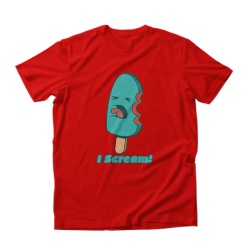Imprimeu Tricou I scream - Img 2