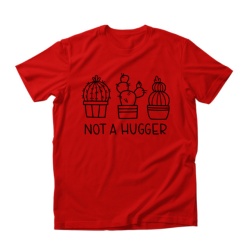 Imprimeu Tricou Not a hugger - Img 2