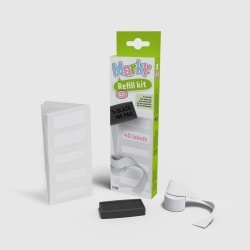 Kit rezerva pentru stampila Marky cu tus textile - Img 2