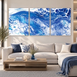 Set 3 Tablouri - Ocean Foam