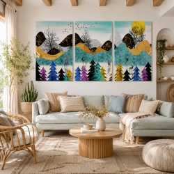 Set Tablouri Canvas - Magical Forest