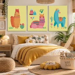 Set Tablouri Copii - Llama