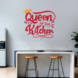 Sticker Bucatarie - Queen of the kitchen - Img 3