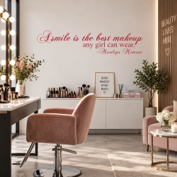 Sticker De Perete A Smile Is The Best Makeup