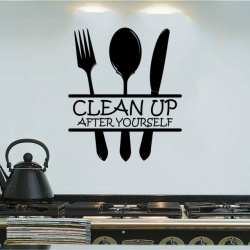 Sticker De Perete Clean Up After Yourself - Img 2