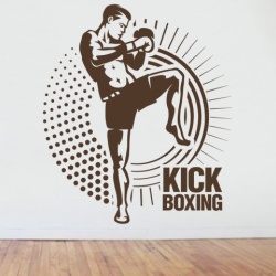 Sticker De Perete Kick Boxing - Img 2