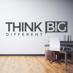 Sticker De Perete Think Big Different - Img 1