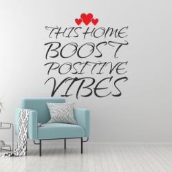 Sticker De Perete This Home Boost Positive Vibes - Img 6