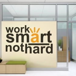 Sticker De Perete Work Smart - Img 5