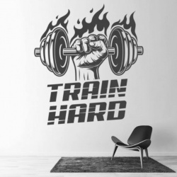 Sticker Train Hard Bodybuilder - Img 2