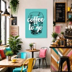 Tablou Bucatarie - Coffee To Go Retro