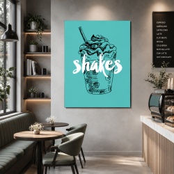 Tablou Bucatarie - Shakes Retro