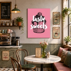Tablou Bucatarie - Tasty Sweets Retro