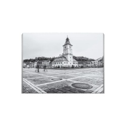 Tablou Canvas Brasov In Alb Si Negru - Img 2