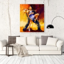 Tablou Canvas Efect Pictura - Dans