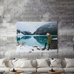 Tablou Canvas Frozen Lake - Img 5