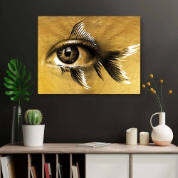 Tablou Canvas - Golden Eye-fish