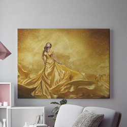 Tablou Canvas Golden Lady