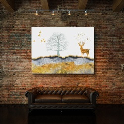 Tablou Canvas Golden Serenity - Img 4