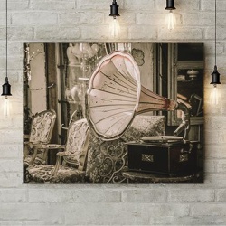 Tablou Canvas Gramofon - Img 3