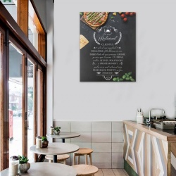 Tablou Canvas In Acest Restaurant - Pizza - Img 2